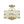 LightFixturesUSA-Glam 4-Light Drum Crystal Ceiling Light-Ceiling Light-Brass-