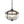 Load image into Gallery viewer, LightFixturesUSA - Glam 4 - Light Faceted Crystal Round Cage Pendant - Chandelier - Black - 
