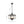 Load image into Gallery viewer, LightFixturesUSA - Glam 4 - Light Faceted Crystal Round Cage Pendant - Chandelier - Black - 
