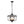 Load image into Gallery viewer, LightFixturesUSA - Glam 4 - Light Faceted Crystal Round Cage Pendant - Chandelier - Black - 
