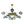 LightFixturesUSA - Glam Bloom 12 - Light Blue Glass Bubble Semi Flush Chandelier - Chandelier - Brass - Dual Mount Chandelier - 