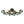 LightFixturesUSA - Glam Bloom 12 - Light Blue Glass Bubble Semi Flush Chandelier - Chandelier - Brass (Pre - Order) - 