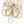Load image into Gallery viewer, LightFixturesUSA - Glam Bloom Floral Crystal Accented Cage Pendant Light - Chandelier - Brass - 
