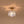 LightFixturesUSA-Glam Blue Iridescent Swirl Glass Round 1-Light Semi Flush-Chandelier-Blue-