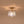 LightFixturesUSA-Glam Blue Iridescent Swirl Glass Round 1-Light Semi Flush-Chandelier-Blue-