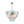 Load image into Gallery viewer, LightFixturesUSA - Glam Blue Iridescent Swirl Glass Round Tiered Chandelier - Chandelier - Medium - 
