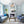 LightFixturesUSA - Glam Blue Iridescent Swirl Glass Round Tiered Chandelier - Chandelier - Medium - 