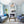 Load image into Gallery viewer, LightFixturesUSA - Glam Blue Iridescent Swirl Glass Round Tiered Chandelier - Chandelier - Medium - 
