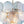 Load image into Gallery viewer, LightFixturesUSA - Glam Blue Iridescent Swirl Glass Round Tiered Chandelier - Chandelier - Small - 
