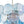 Load image into Gallery viewer, LightFixturesUSA - Glam Blue Iridescent Swirl Glass Round Tiered Chandelier - Chandelier - Small - 
