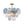 Load image into Gallery viewer, LightFixturesUSA - Glam Blue Iridescent Swirl Glass Round Tiered Chandelier - Chandelier - Small - 
