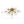 LightFixturesUSA - Glam Brass 9 - Light Frozen Ice Style Sputnik Ceiling Light - Chandelier - Brass - 9 - Lt