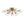 LightFixturesUSA - Glam Brass 9 - Light Frozen Ice Style Sputnik Ceiling Light - Chandelier - Brass - 9 - Lt