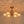 LightFixturesUSA-Glam Brass Faceted Crystal 6-Light Semi Flush Chandelier-Chandelier-Brass-