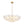 LightFixturesUSA - Glam Brass Ribbed Glass Floral Round Basket Chandelier - Chandelier - 28 in - 