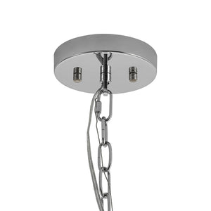 LightFixturesUSA - Glam Chrome Bloom Dandelion Crystal Sputnik Chandelier - Chandelier - Chrome - 