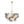Load image into Gallery viewer, LightFixturesUSA - Glam Cluster Ribbed Smoked Glass Globe Bubble Chandelier - Chandelier - Brass (Exclusive Offer) - 
