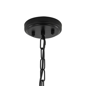 LightFixturesUSA - Glam Cluster Textured Water Glass Globe Bubble Chandelier - Chandelier - Black (Exclusive Offer) - 