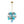 LightFixturesUSA-Glam Cluster White Blue Glass Bubble Tiered Chandelier-Chandelier-Blue + Gray + Clear Bubble-