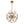 Load image into Gallery viewer, LightFixturesUSA-Glam Crystal Accent Brass Sphere Dandelion Chandelier-Chandelier-Brass-
