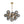 LightFixturesUSA - Glam Dark Pearl Sputnik Smoked Glass Bubble Chandelier Light Fixture - Chandelier - Brass - 