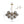 LightFixturesUSA - Glam Dark Pearl Sputnik Smoked Glass Bubble Chandelier Light Fixture - Chandelier - Brass - 