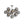Load image into Gallery viewer, LightFixturesUSA - Glam Dark Pearl Sputnik Smoked Glass Bubble Chandelier Light Fixture - Chandelier - Nickel - 
