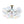 LightFixturesUSA - Glam Iridescent Glass Cluster Bubble Semi Flush Chandelier - Chandelier - Black+Brass (Pre - Order & Arrive in 2 Weeks) - 