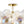 LightFixturesUSA - Glam Iridescent Glass Cluster Bubble Semi Flush Chandelier - Chandelier - White+Brass (Pre - Order & Arrive in 2 Weeks) - 