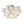 LightFixturesUSA - Glam Iridescent Glass Cluster Bubble Semi Flush Chandelier - Chandelier - White+Brass (Pre - Order & Arrive in 2 Weeks) - 
