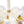 LightFixturesUSA - Glam Iridescent Glass Cluster Bubble Semi Flush Chandelier - Chandelier - White+Brass (Pre - Order & Arrive in 2 Weeks) - 