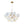 LightFixturesUSA - Glam Iridescent Glass Globe Cluster Bubble Chandelier - Chandelier - White+Brass (Pre - Order) - 