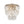 LightFixturesUSA - Glam Luxe 2 - Tier Crystal Round Semi Flush Mount Light - Ceiling Light - 9.8 in - 