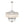 LightFixturesUSA-Glam Luxury 6-Light Faceted Crystal Round Cage Chandelier-Chandelier-Chrome-