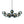 Load image into Gallery viewer, LightFixturesUSA - Glam Tiered Blue Glass Globe Bubble Sputnik Chandelier - Chandelier - Black - 
