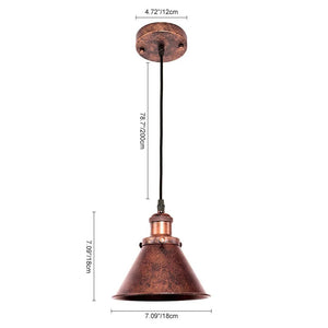 LightFixturesUSA - Industrial 1 - Light Cone Pendant Light - Pendant Light - 