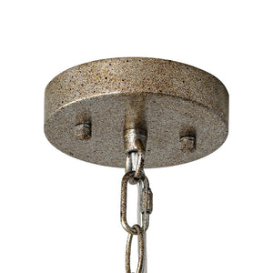 LightFixturesUSA - Industrial 1 - Light Rusty Silver Iron Cone Kitchen Pendant - Pendant Light - 13.8 in. - 