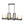 Load image into Gallery viewer, LightFixturesUSA - Industrial 8 - Light Rectangular Kitchen Island Chandelier - Chandelier - Black + Brass - 
