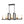Load image into Gallery viewer, LightFixturesUSA - Industrial 8 - Light Rectangular Kitchen Island Chandelier - Chandelier - Black + Brass - 

