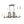 Load image into Gallery viewer, LightFixturesUSA - Industrial 8 - Light Rectangular Kitchen Island Chandelier - Chandelier - Black + Brass - 
