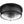 Load image into Gallery viewer, LightFixturesUSA - Industrial Black Round Crackled Glass Flush Mount Light - Ceiling Light - Black - 
