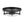 LightFixturesUSA - Industrial Black Round Crackled Glass Flush Mount Light - Ceiling Light - Black - 
