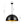 LightFixturesUSA - Industrial Farmhouse Black Iron Oversized Dome Pendant Light - Pendant Light - 15.7 in. - 