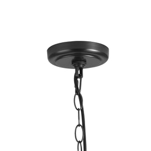 LightFixturesUSA - Industrial Farmhouse Black Iron Oversized Dome Pendant Light - Pendant Light - 15.7 in. (Pre - Order) - 
