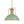 LightFixturesUSA - Industrial Farmhouse Distressed Teal Gold Metal Dome Pendant - Pendant Light - 16.3 in - 