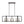 LightFixturesUSA - Industrial Farmhouse Rectangular Kitchen Island Pendant - Chandelier - Matte Black - 