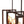 LightFixturesUSA - Industrial Farmhouse Rectangular Kitchen Island Pendant - Chandelier - Red Rust - 