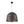LightFixturesUSA - Industrial Oversized Iron Bell Dome Pendant Light Black Gold Powder - Chandelier - 21.6 in. - 
