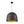 LightFixturesUSA - Industrial Oversized Iron Bell Dome Pendant Light Black Gold Powder - Chandelier - 21.6 in. - 