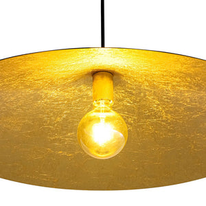 LightFixturesUSA - Industrial Oversized Iron Flat Cone Kitchen Pendant Light - Pendant Light - S - 23.6 in - 